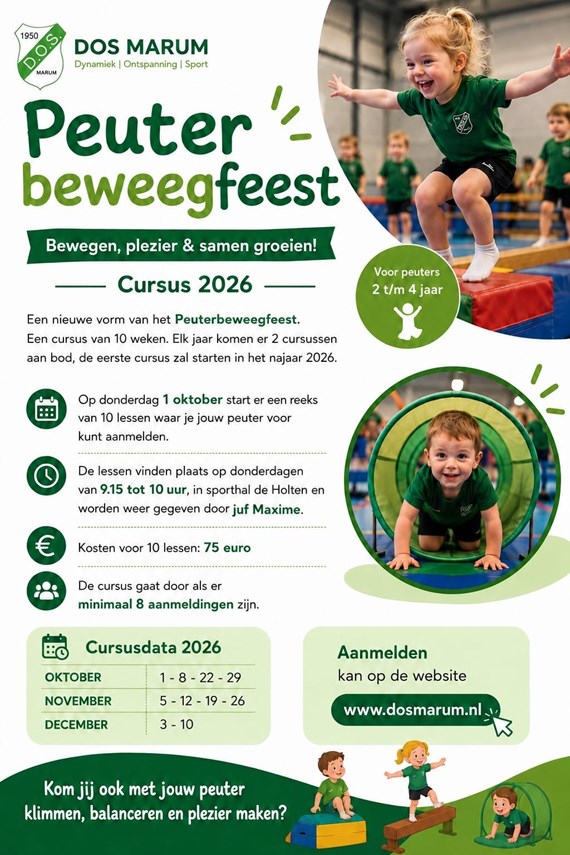Flyer Peutergym Marum